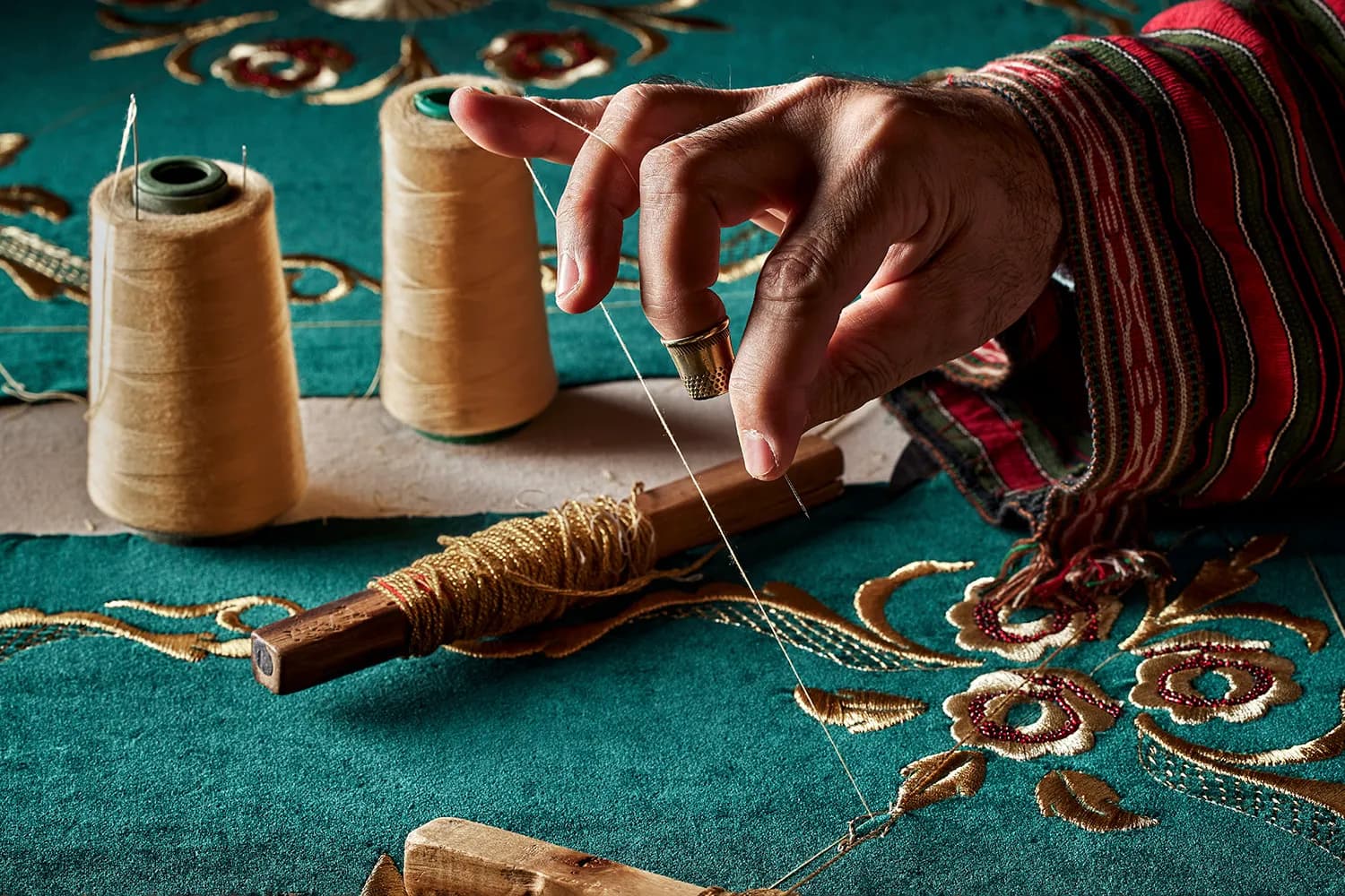 Traditional Gold Embroidery of Bukhara: Zarduzi and the Royal Workshop