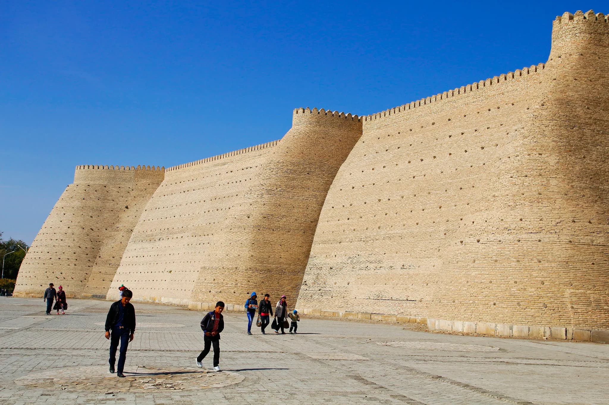 The Fortress Walls of the Ark of Bukhara: Citadel Construction and Earthen Ramparts
